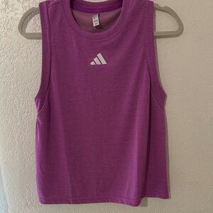 Adidas Women's Vibrant Purple Muscle Tee